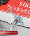 Two piece set.SIKE G20 Spirit Level, Red Aluminum, 24"/12" with magnetic screws, showcasing ergonomic design and precise measurements.