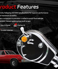 Small Block Chevy SBC Pulley And Bracket Kit with Power Steering and Aluminum Long Water Pump Front Drive features