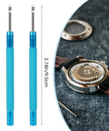 Two Pack Watch Hand Remover Tools for DIY Repair Pro Grade Watchmaker Puller Set Multifunction Watch Hand Setting Tool for Precise Hands Replacement Portable Blue Kit