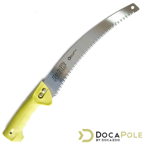 Heavy Duty Telescoping Pole Saw Extends Six To Twenty Four Feet With Lock Tight Grips For Hustle Free Pruning Of Branches Under Two Inches Featuring Fast Thumb Lever Clasps And Killer Reach For Easy Outdoor Yard Work