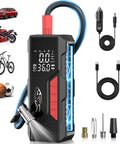 Portable Tire Inflator And Air Compressor For Cars Bikes Balls And Motorcycles Cordless 12V DC Car Adapter 150 PSI Max