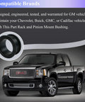Power Steering Gear Bushing for GM Vehicles Rack and Pinion Mounting Bushing Kit with GMC Truck in Background