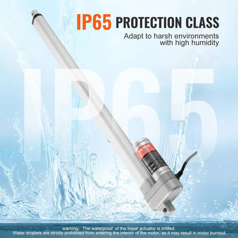 VEVOR linear actuator 12V 20in IP65 waterproof with mounting bracket