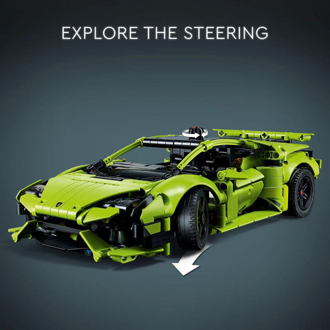 Technic Lamborghini Huracan Tecnica Advanced Build Kit For Kids 9 And Up Realistic V10 Engine And Detailed Exterior Collectible