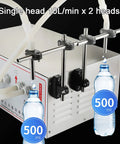 High Performance Double Head Peristaltic Pump Liquid Filling Machine With Digital Screen and No Drip Nonsense Easy As Pie Setup for precise liquid dispensing.