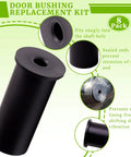 8 Piece Door Bushing Kit For Pioneer UTV Doors, Easy Rattle Fix, close-up of heavy-duty plastic bushings and seals