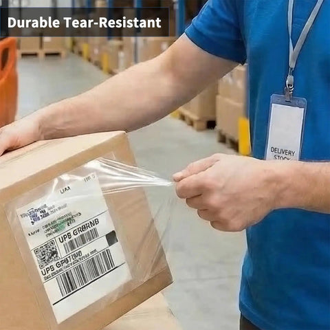 Clear Adhesive Top Loading Packing List Envelopes 7.5 By 5.5 Inches Bulk 200 Pack For Shipping Labels, Invoices, Packing Slips And Return Address Labels For Busy Shippers On The Go