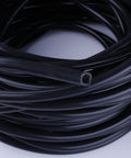 High Temperature Silicone Vacuum Line Tubing Hose One Eighth Inch ID Ten Feet For Auto Use Replacement Turbochargers Durable UV And Water Resistant Minus Seventy Six To Three Hundred Seventy Four Degrees Fahrenheit 3mm ID 7mm OD 2mm Wall coiled on white background