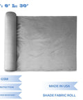 6 Feet By 30 Feet Sun Shade Fabric Roll For Outdoor Use UV Resistant Breathable 180GSM HDPE Cloth