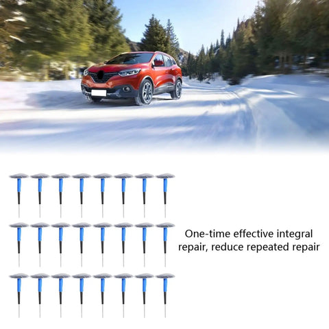 Slash Those Flat Tires Without The Headache With This Sick 24 Piece Universal Tubeless Tire Puncture Repair Kit featuring heavy duty rubber mushroom plugs.