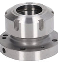 ER40 Collet Lathe Chuck Carbon Steel Heavy Duty Compact Replacement 80 mm Diameter For CNC Milling Machines Back Plate Mount Ready
