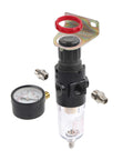Pro Grade Airbrush Regulator With Gauge And Moisture Trap For Air Compressors 0 To 100 PSI 1/8 Inch NPT Air Filter Regulator
