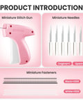 Stitch Gun For Clothes And Tagging Gun Handheld Portable Grab And Go Quick Clothing Fixer For Home And Retail Use with Needles and Fasteners