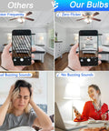 Comparison showing benefits of 8 Pack E12 Ceiling Fan Light Bulbs 60W Equivalent LED Candelabra Bulbs Kickin Bright Daylight White 5000K