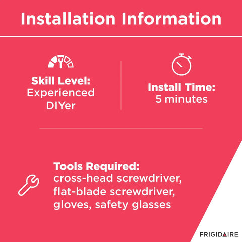 Moisture Sensor Replacement For Dryers 134786110 installation info with tools list and time estimate