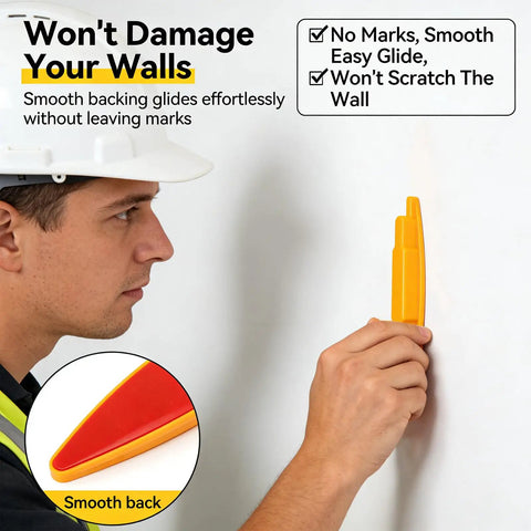 Dead Simple Magnetic Stud Finder Set For Locating Screws And Nails In Drywall Walls Quick Wall Metal Detection Tool For Tight Fits And Easy Home Reno Projects No Sweat Precision Mounting Aid