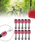 Hydraulic Disc Brake Fitting Kit With Quick Connect Heads And Install Tool For Bicycle Hose Replacement in outdoor setting.