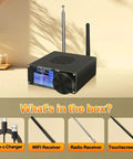 Portable SDR Radio Receiver With Si4732 All Band Shortwave 4.17 Update WiFi display and accessories included