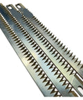 Heavy Duty Tea Bag Sealing Machine Tooth Blades Replacement Parts Vertical Packing Knives For Industrial Packaging Built Tough High Hardness Wear Resistant Knockout Sharp 5 Pack Set, serrated steel blades.