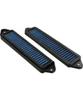 Upgrade Your Ride With These Blue Hood Scoop Filters Compatible With 3 Series E90 E92 E93 And X1. Durable filters with high airflow design.