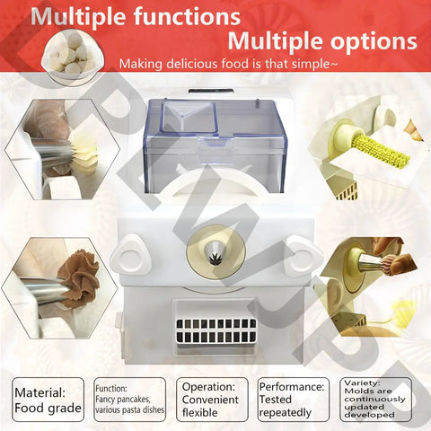 Automatic Cookie Making Machine 180W With Powerful Motor And 50 To 60 RPM multifunction biscuit form maker