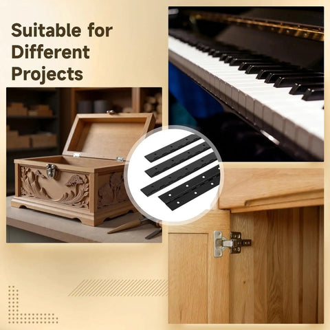 Get Your Grubby Hands On These Badass Heavy Duty Stainless Steel Piano Hinges At 15.75 Inches With Screws Included, Making Installation A Breeze For Tough Cabinet Builds Boat Mods Or Any Sick Furniture DIY Job.