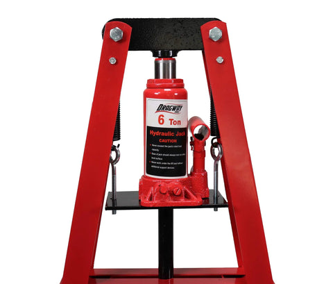 6-Ton Benchtop Hydraulic A-Frame Shop Press With Press Plates For Metal Bending And Straightening Install And Remove Pressure-Fitted Parts Built Like A Tank A Real Workhorse For Your Home Workshop