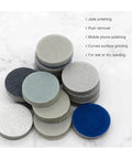 Kick Butt With 120 Pcs Premium 1 Inch Foam Sanding Discs featuring Hook Loop Fastener And Dust Venting Design for Smooth Car Paint Buffing And Polishing Jobs That Feel Like Magic - assorted foam sanding discs stacked