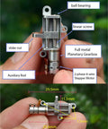 Compact 5mm Hybrid Gear Stepper Motor Offering Dead Nuts Precise Reduction And A Smooth As Butter Glide On The Metal Linear Slide Actuator