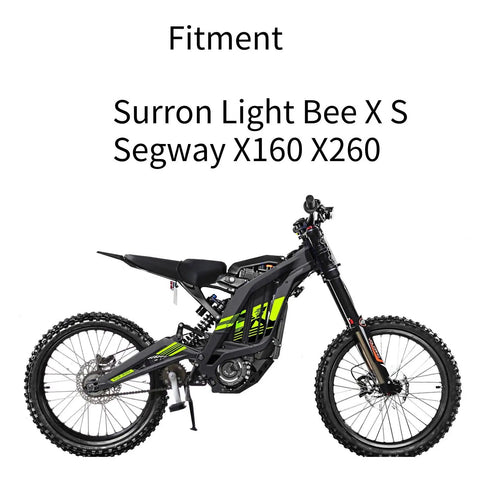 Off-road dirt bike for Sur Ron Light Bee X and Segway X160 X260, compatible with Sprocket Chain Combo Kit for Off Road Dirt Bikes