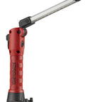 Rechargeable 500 Lumen Compact LED Work Light With Color Rite Technology Five Lights In One for inspections and worksites, red
