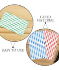 Self Adhesive Arrow Sticker Labels 240 Pack For Office Labeling And Safety Orientation Portable Synthetic Paper Arrow Stickers, green blue red