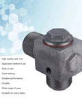Heavy Duty Cast Iron Pneumatic Air Compressor Check Valve With 10mm Elbow Connector One Way Flow Built To Last