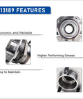 Front Wheel Bearing And Hub Assembly 513189 Fits 2005 2006 Chevy Equinox, 2006 Pontiac Torrent, 2002 2007 Saturn Vue With ABS