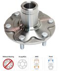 Drop In Front Wheel Hub Assembly For Toyota Tacoma And Tundra With Six Lug Pattern Five Point Five Inch Bolt Pattern