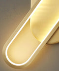 Close-up of Badass Modern Wall Sconce Lights For Indoor And Outdoor Copper Creative Wall Lamp Set with warm LED glow.