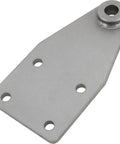 Bolt-On Radius Rod Frame Bracket Set For Hairpin Or Radius Rod Suspension, Steel Chassis Mounts With 3/8 Inch Mount Holes, Hot Rod Street Rod Front Suspension Brackets Pair, gray steel plate