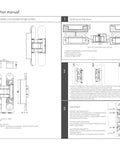 Installation guide for Hidden Door Hinges Adjustable Concealed Butt Hinge No Drama Invisible Cabinet Door Hardware One Piece Durable Steel