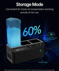 Beefy 27000mAh Drone Power Station With 100W USB C And USB A Fast Charging Hub displaying storage mode with 60% capacity graphic