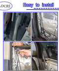 Driver Side Power Sliding Door Cable Sub Assembly With Motor Bracket For Toyota Sienna 2011-2020 Replacement Direct Fit OE 85016-08011 And 85015-08010 shown being installed in door
