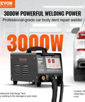 Spot Weld Dent Puller Kit With Two Weld Guns, 3KW Stud Welder For Auto Body Dent Repair, 110V Auto and Manual Weld displayed