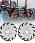 127mm Omni Directional Wheel Set For DIY Robot Car With 45KG Load Capacity, 12 Rubber Rollers And Bearings, Aluminum Alloy Chassis Kit