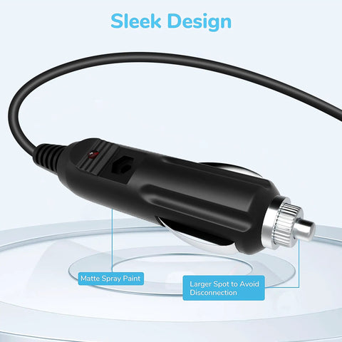 DC Car Charger For ICOM Radios Replacement Quick Charge In Vehicle Power Adapter Compatible With BC 110D DR BC 119N BC 146