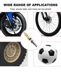 Heavy Duty Brass Air Nozzle With Quick Connector for Tire Inflation on car, bicycle, and ball with 1/4 in NPT chuck