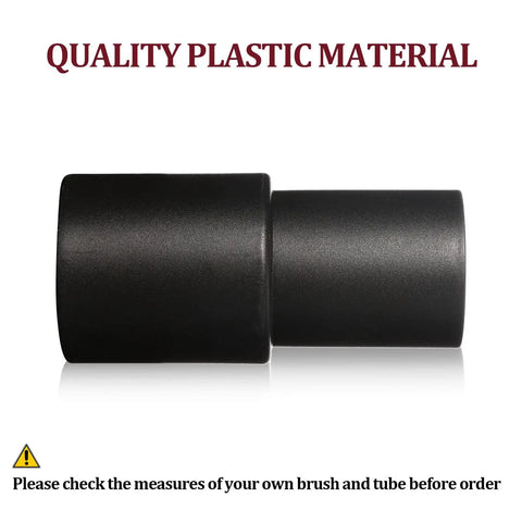 Two Pack Vacuum Hose Adapter 35mm To 32mm One And Three Eighths Inch To One And Quarter Inch Plastic Universal Connector