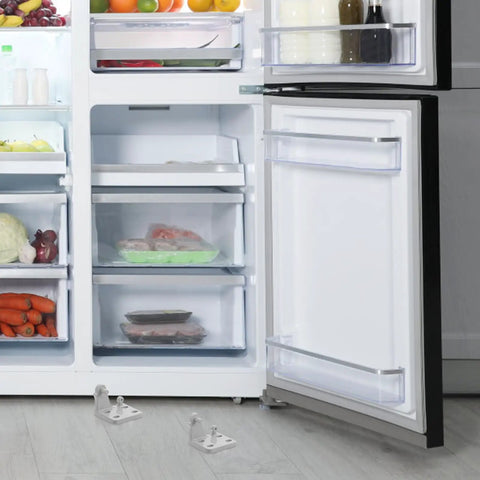Built Tough Refrigerator Door Hinge Replacement Pair With Failproof Antidrop Safety Design For Universal Freezer Cold Storage Cooler And Walk In Commercial Repair Projects At Home Or Business in a kitchen setting.
