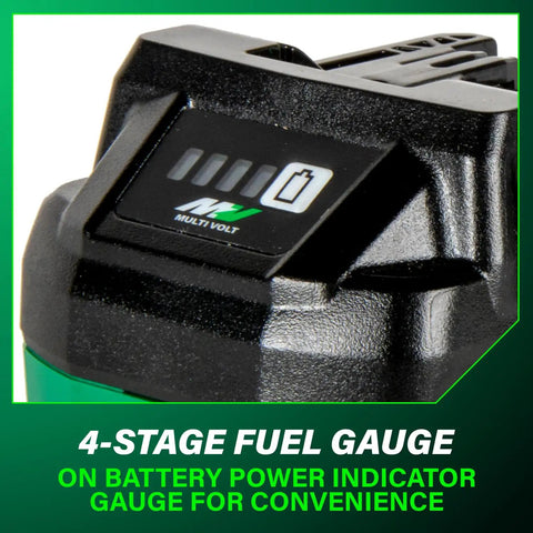 MultiVolt 18V And 36V Lithium Battery 5.0Ah And 2.5Ah Water Resistant Impact Resistant 4-Stage Fuel Gauge closeup