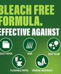 Green Gobbler Drain Clog Dissolver 2-pack: bleach-free formula; targets toilet paper, hair, soap scum, flushable wipes