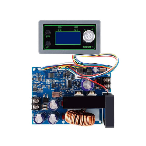 CNC Buck Adjustable Power Supply Module With LCD Display 0 To 50V 0 To 20A 1000W DC Converter Ammeter Voltage Regulator