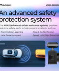 Dual Dash Cam For Your Ride Front And Rear, 4K Front And 1080P Rear, AI ISP Starvis Night Vision, ADAS Alerts, Built In GPS display